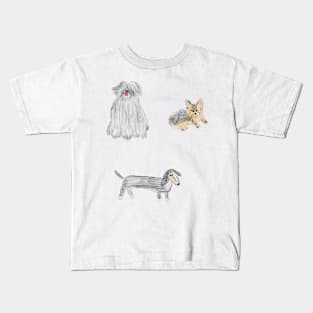 Dogs Kids T-Shirt